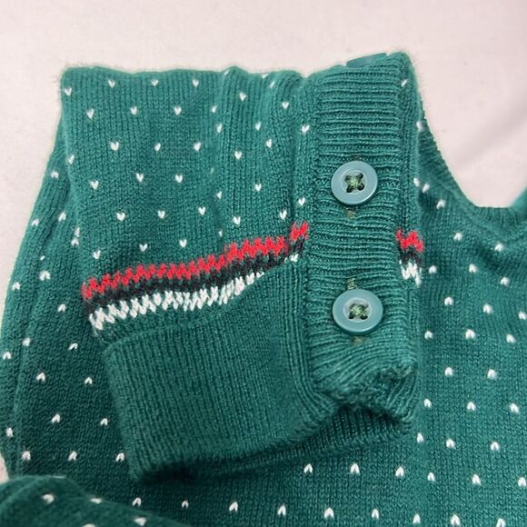 Janie and Jack 100046993 Baby Nutcracker Fair Isle Sweater Overall NWT size 0-3 - Picture 8 of 8